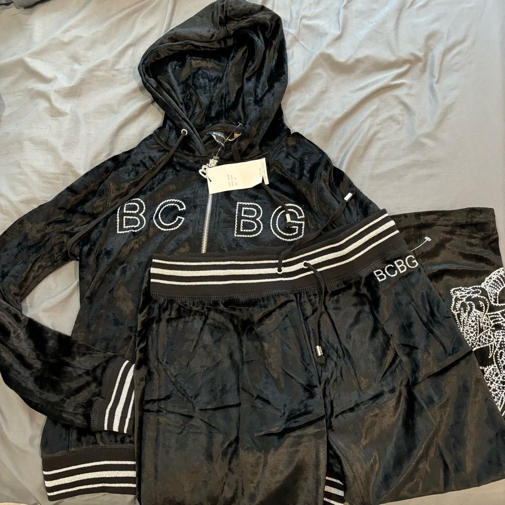 BCBG Y2K Velour Tracksuit